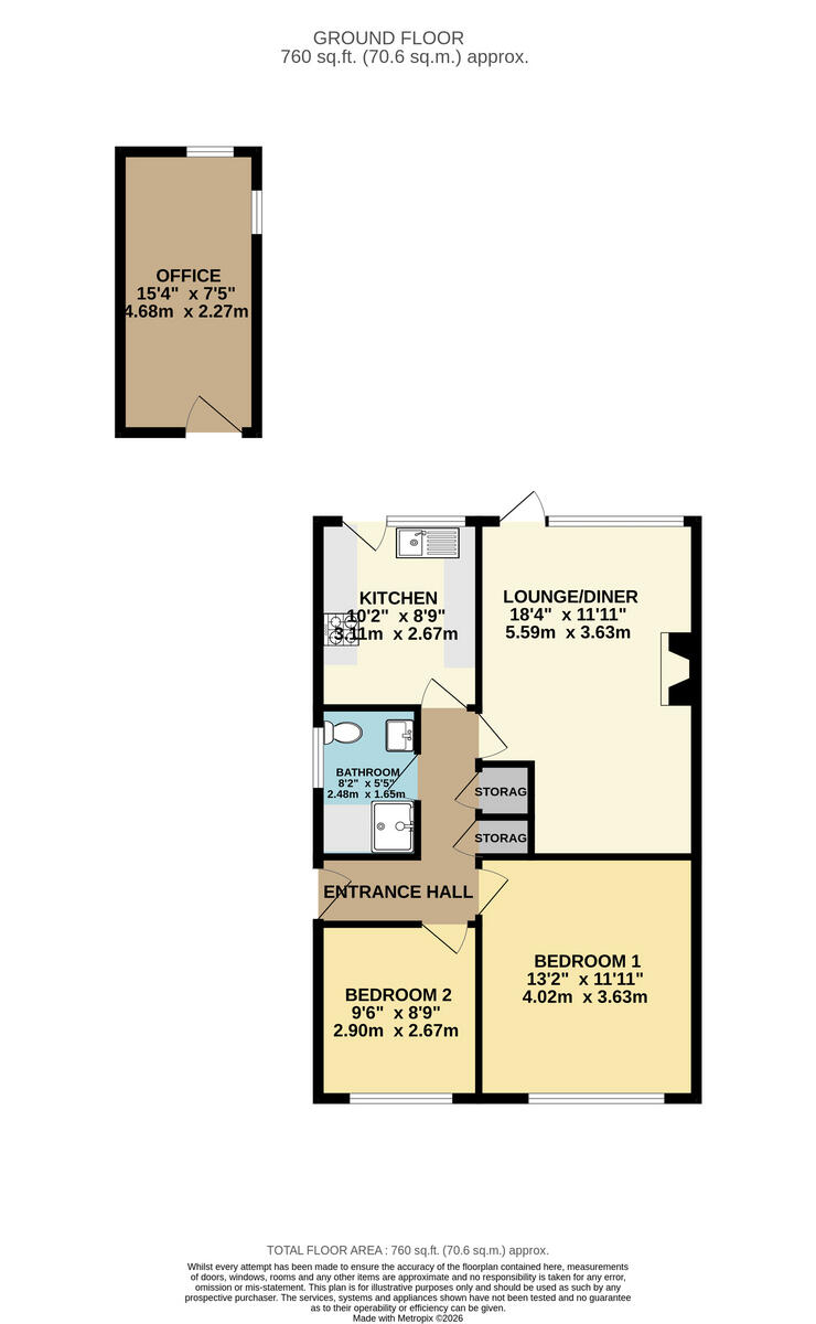 Dering Crescent, Leigh on Sea, SS9 5 floorplan