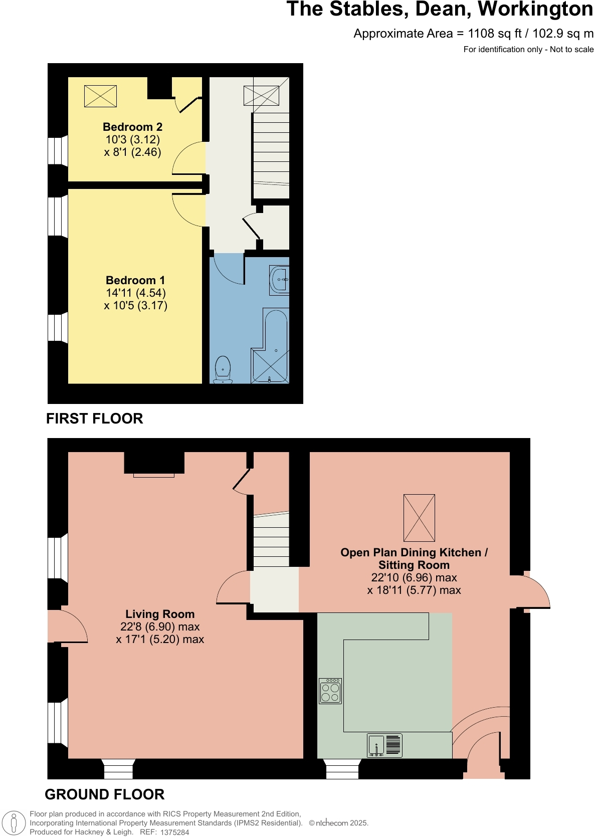 The Stables, Dean, Workington, CA14 4TH floorplan