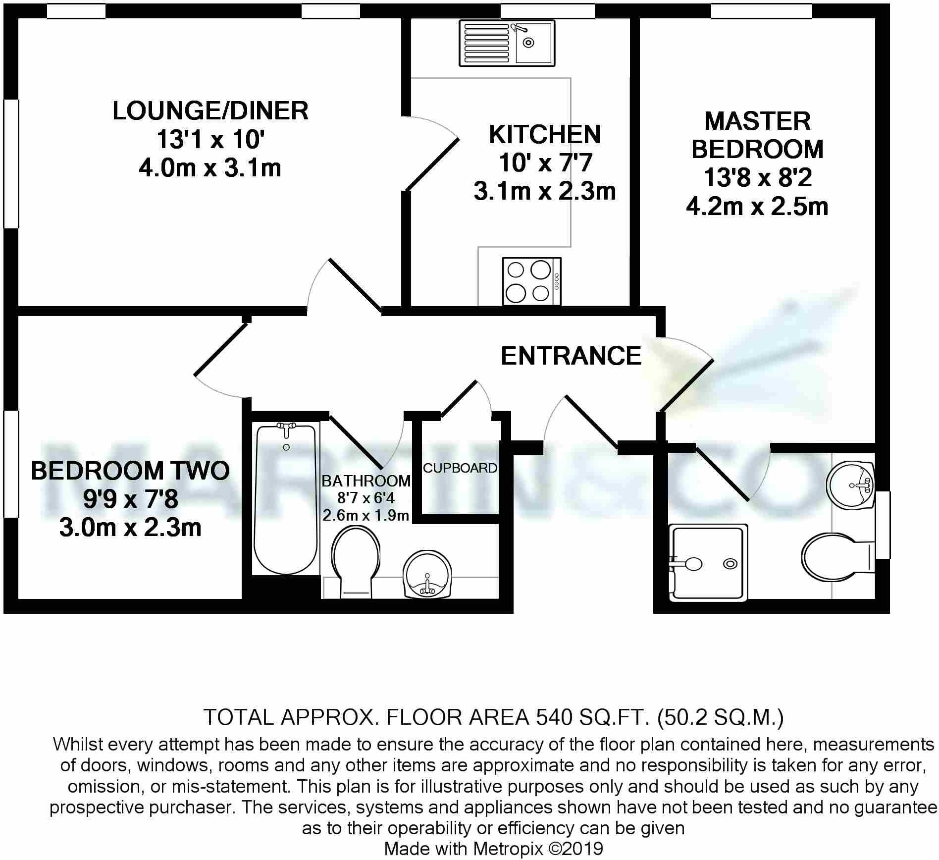 Townside Place, Camberley floorplan