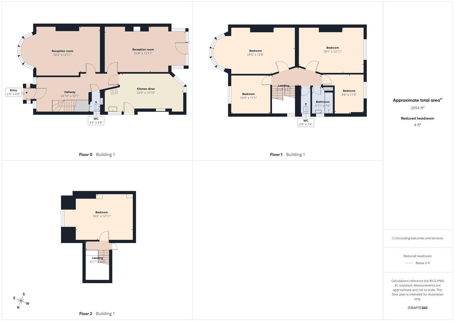 Queens Road, Whitley Bay floorplan