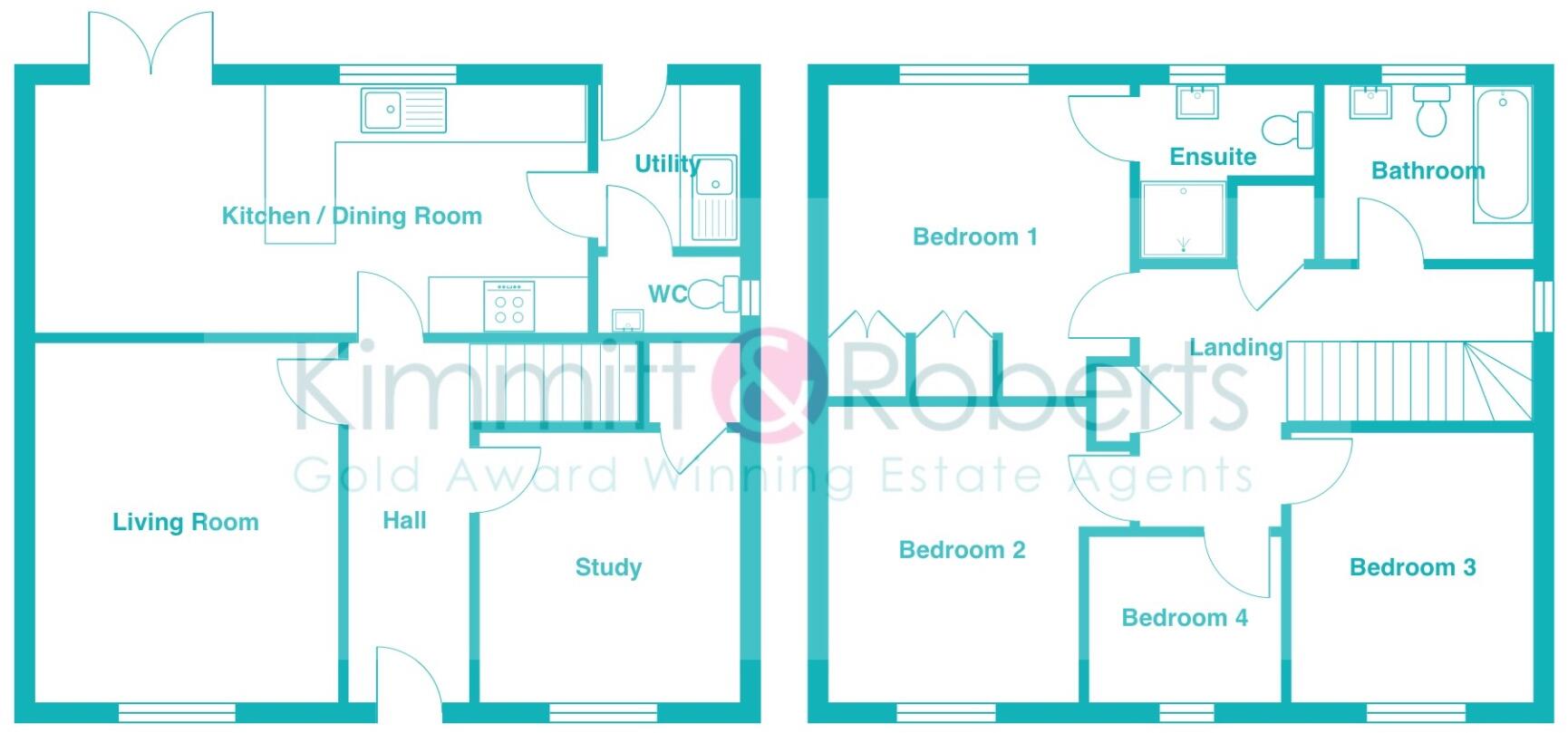 Bramble Close, Houghton le Spring, Tyne and Wear, DH4 6TQ floorplan