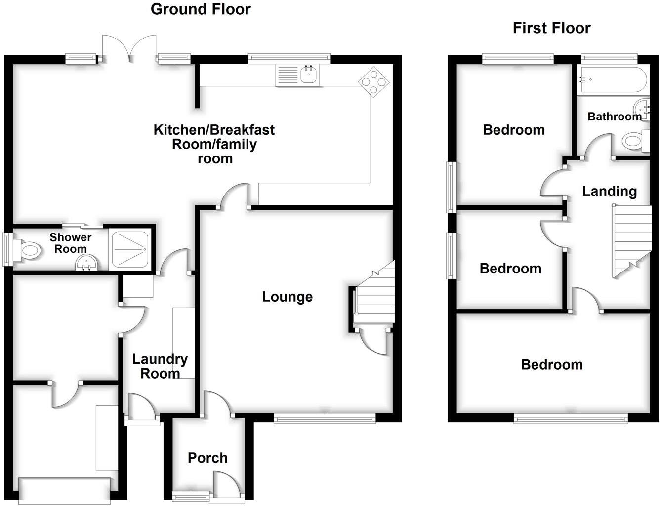 Ashfields Road, Heath Farm, Shrewsbury floorplan