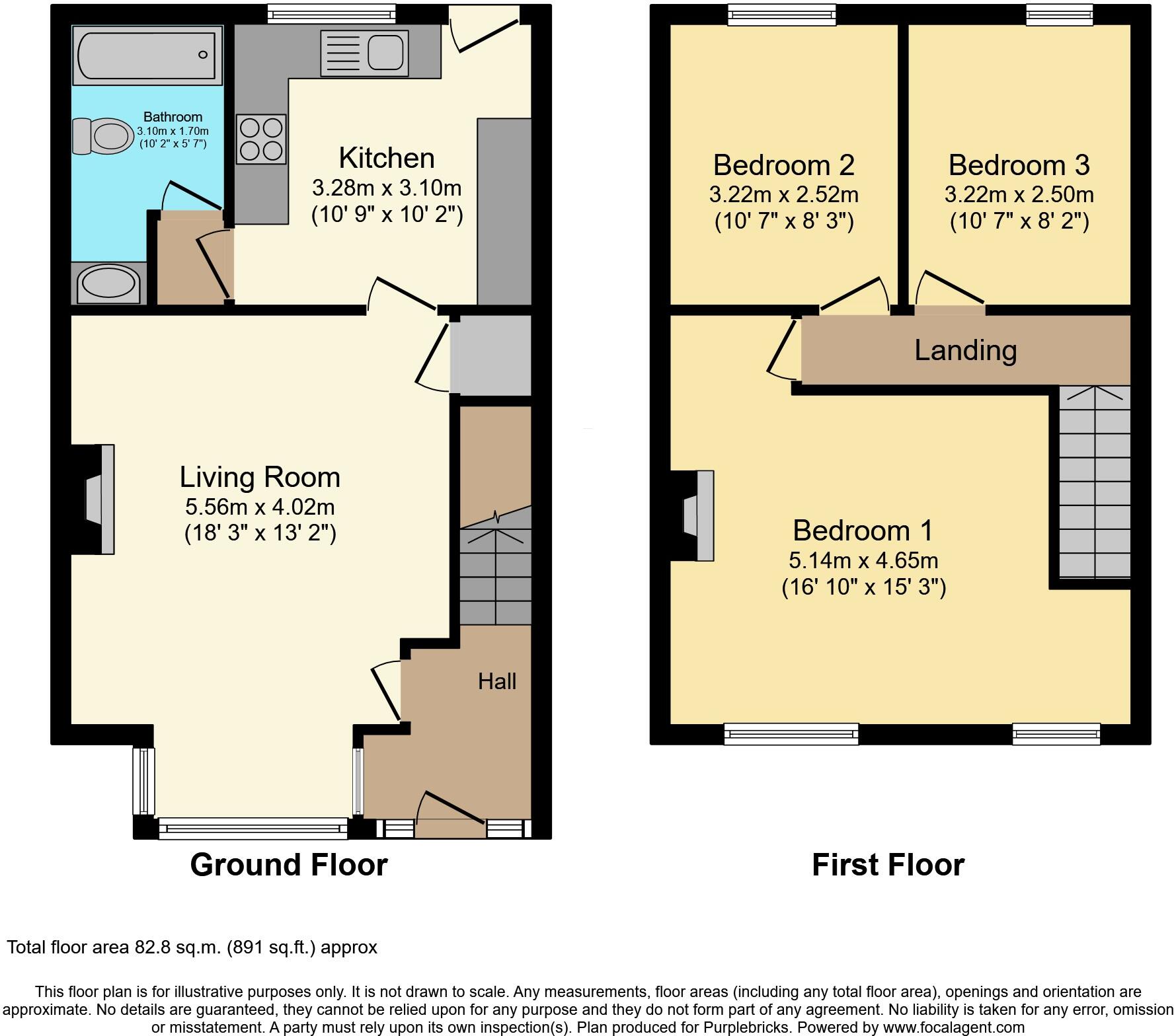 Monica Road, Birmingham, B10 floorplan