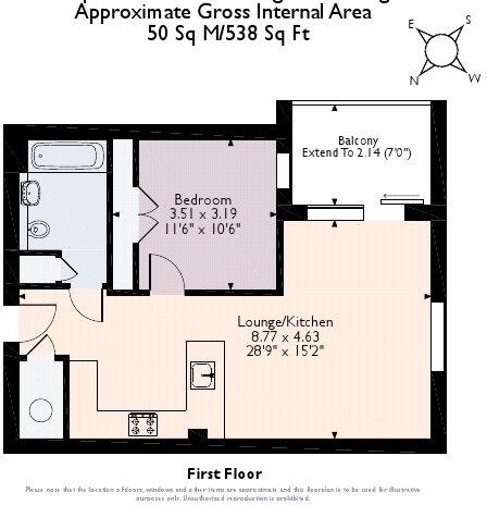 St. Stephens Place, Cambridge, Cambridgeshire, CB3 floorplan
