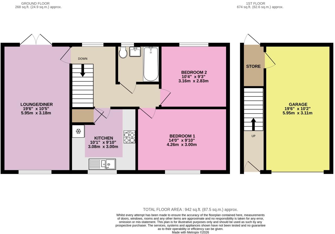 Lucknam Crescent, Coate, Swindon SN3 floorplan