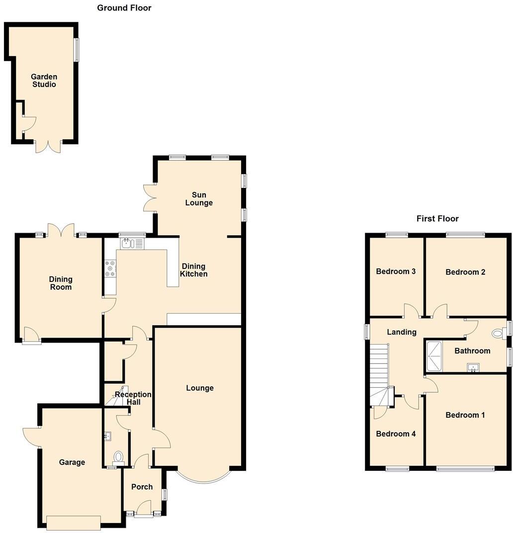 Erw Wen, Llanddulas, Abergele floorplan