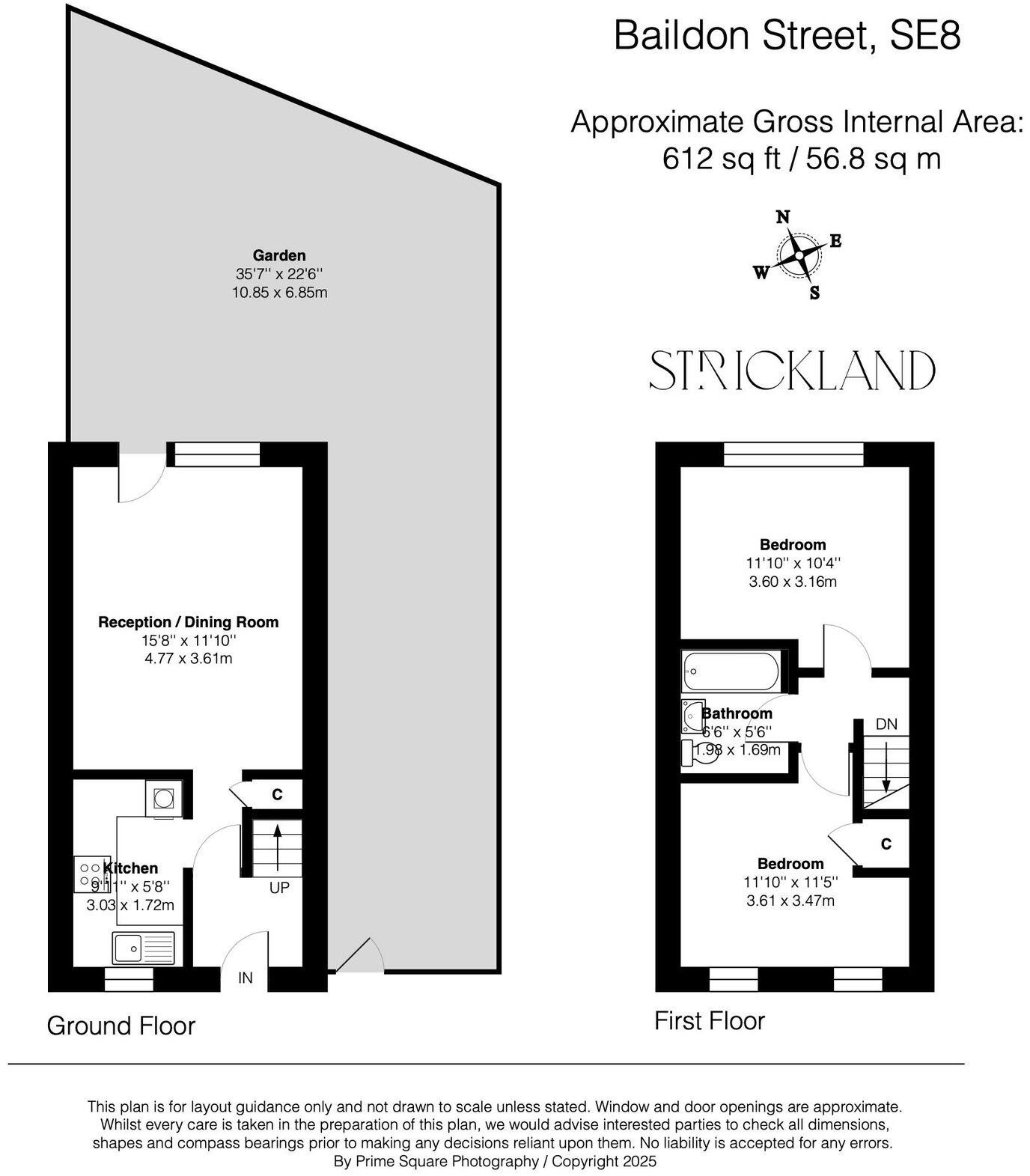 Baildon Street, London SE8 floorplan