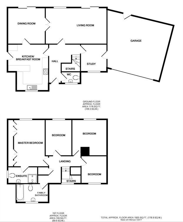 High Meadow, Great Dunmow, Essex floorplan