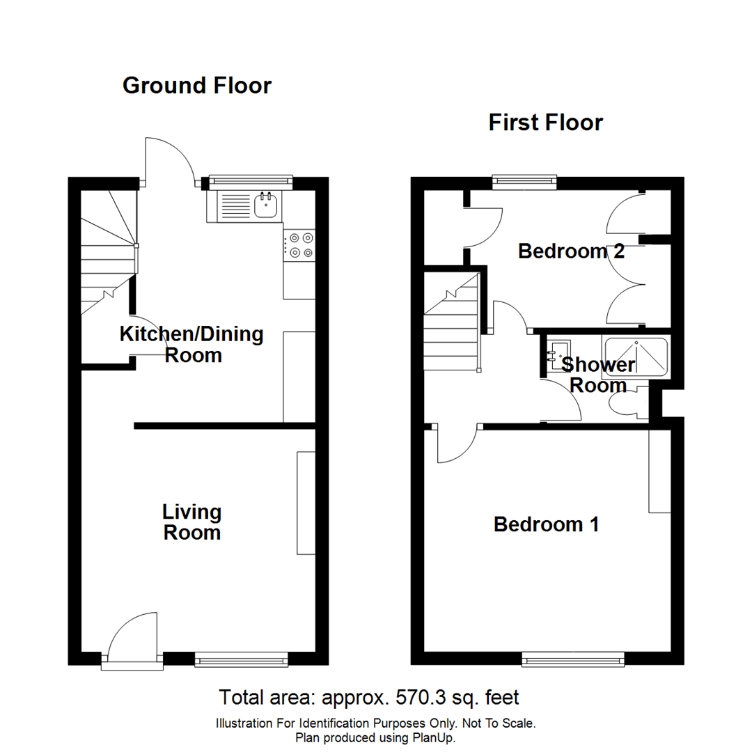94 Wenlock Road, Shrewsbury, SY2 6JT floorplan