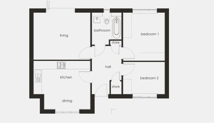 Harvey Park, Welton floorplan