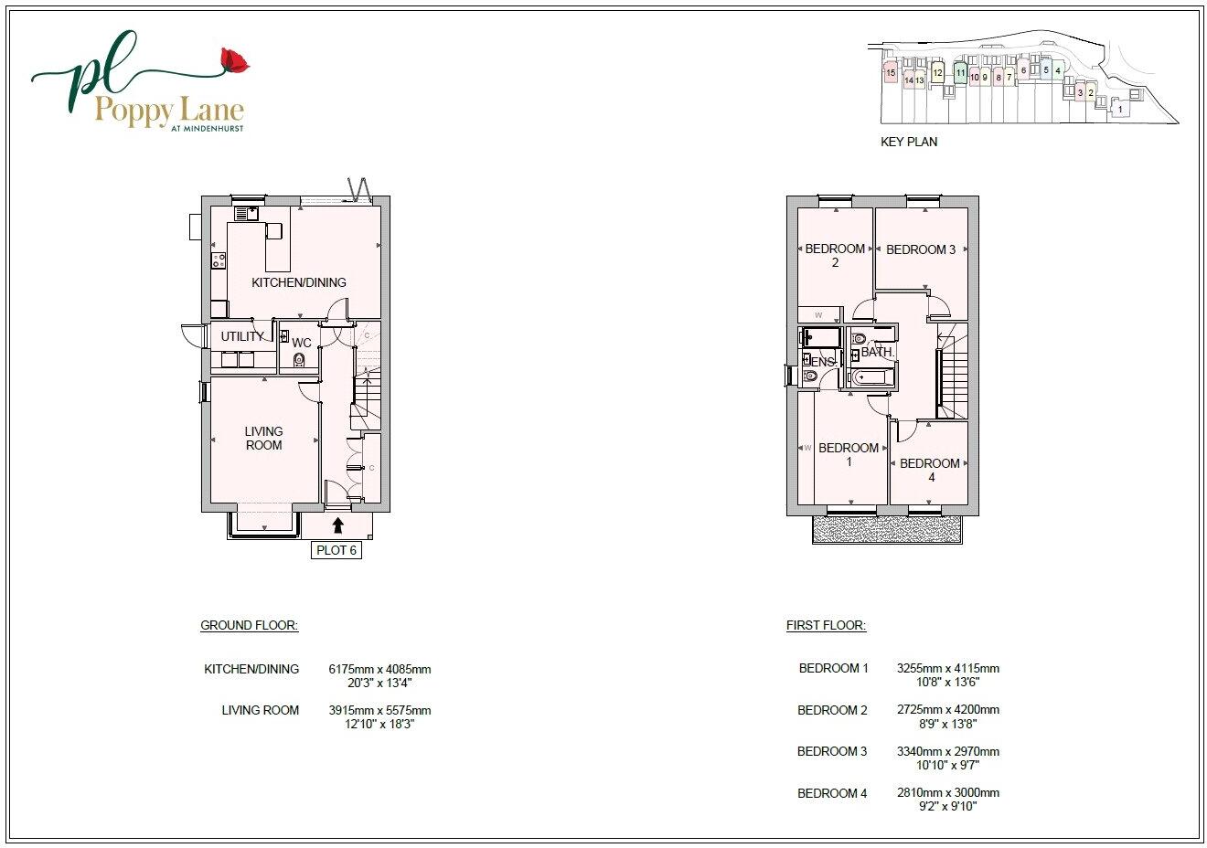 6, Poppy Lane, Deepcut, Camberley floorplan
