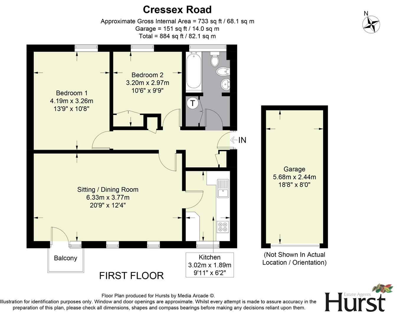 Jason House, Cressex Road floorplan