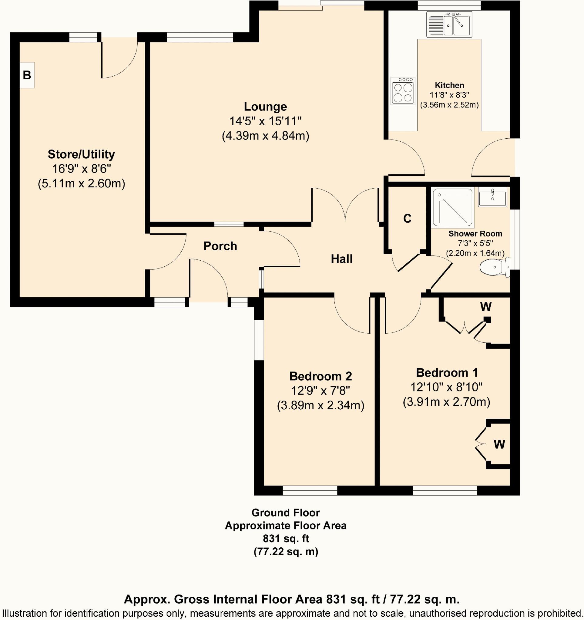 Bowlers Walk, Rochdale, OL12 6EN  floorplan