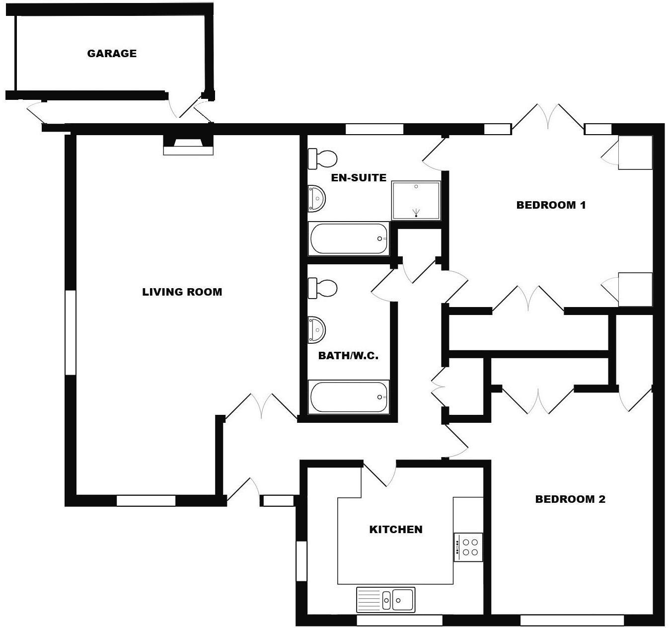 Ramilies Gardens, Felpham floorplan