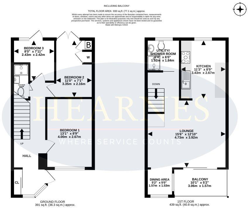 102 Labrador Drive, Poole, Dorset, BH15 1UY floorplan