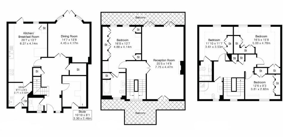 2 The Dell, Bishopsgate Road, Englefield Green, Egham, Surrey TW20 0XP floorplan