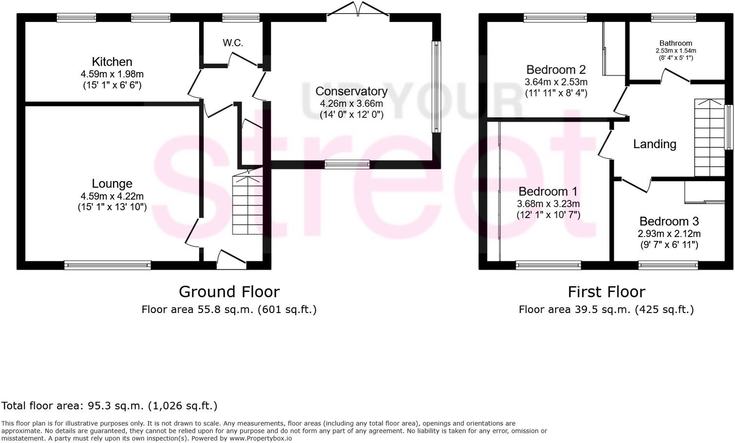 Corbet Avenue, Warrington, WA2 8BW floorplan