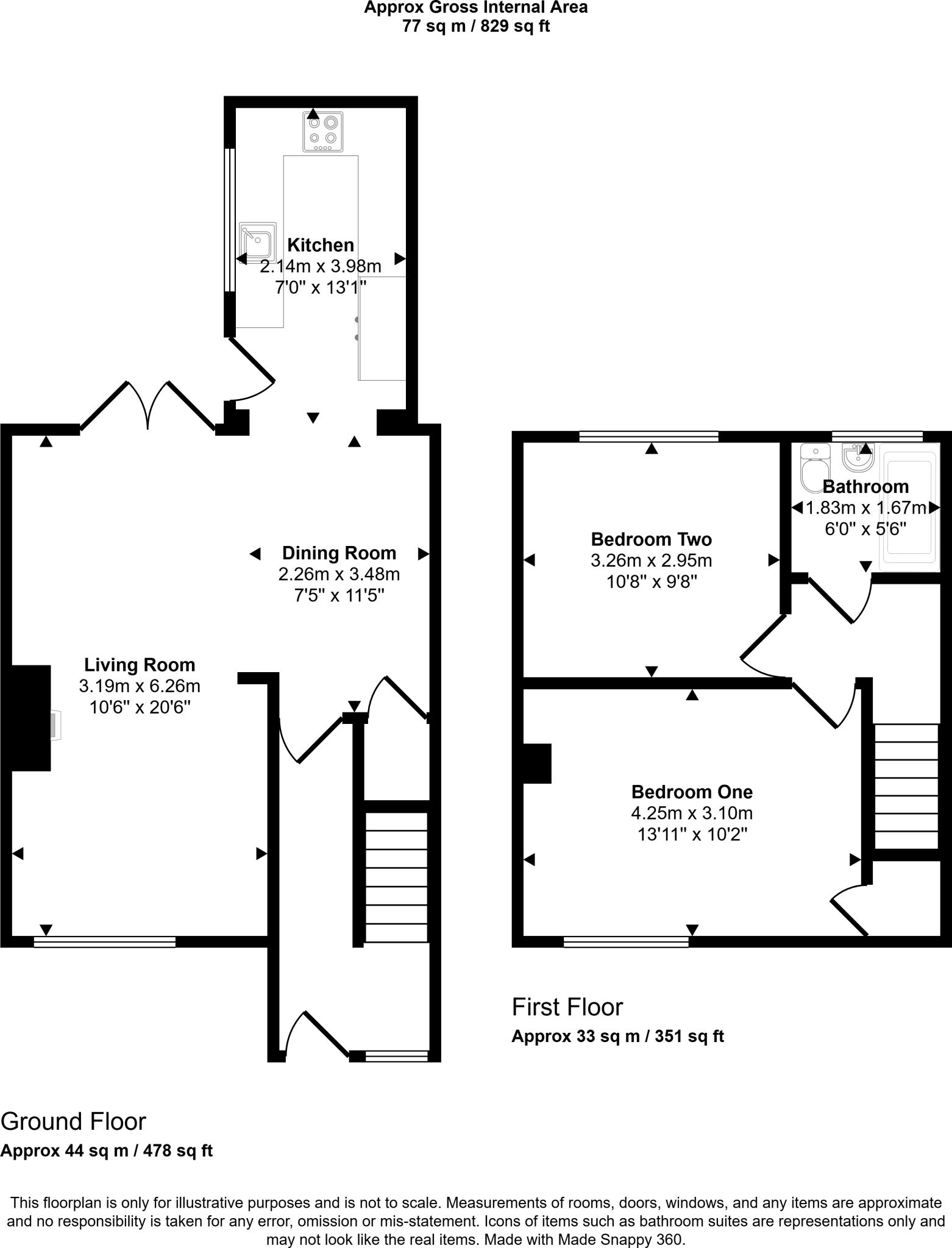 Renwick Walk, Morpeth, Northumberland, NE61 2NB floorplan
