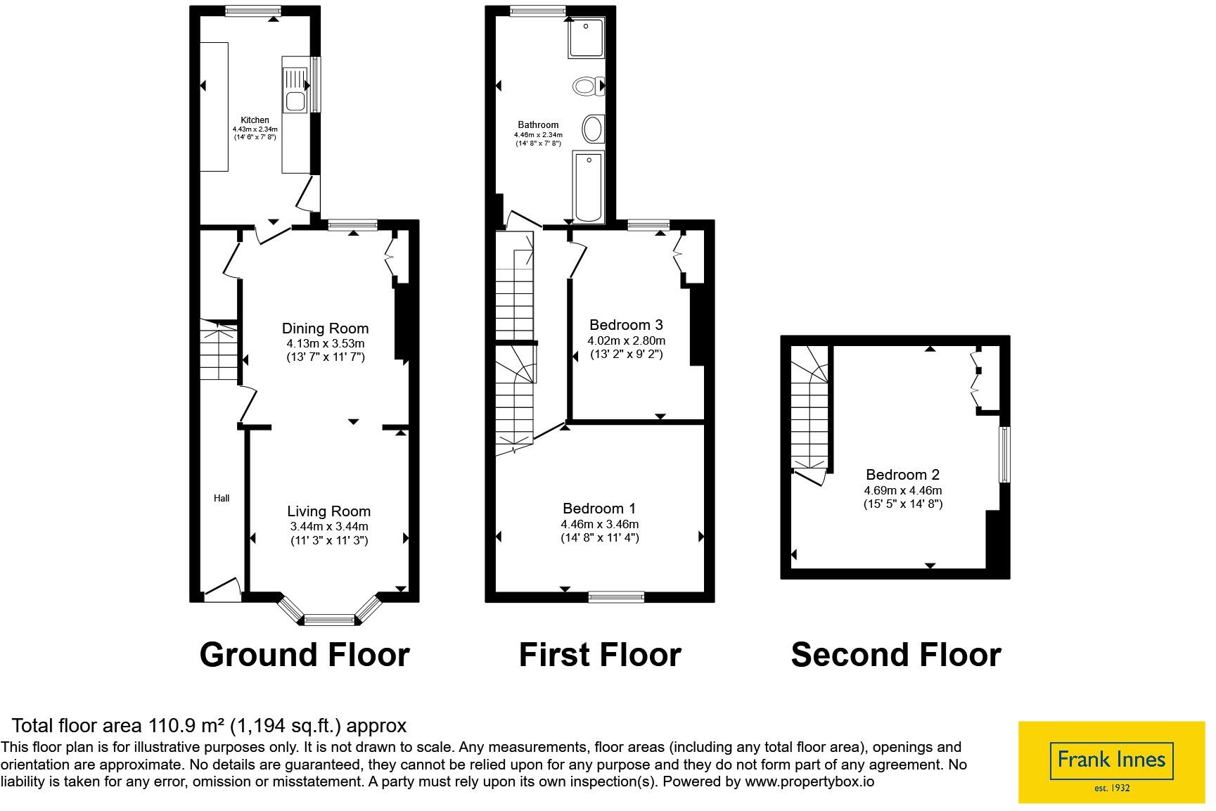 Carlyle Road, West Bridgford, Nottingham, Nottinghamshire, NG2 floorplan