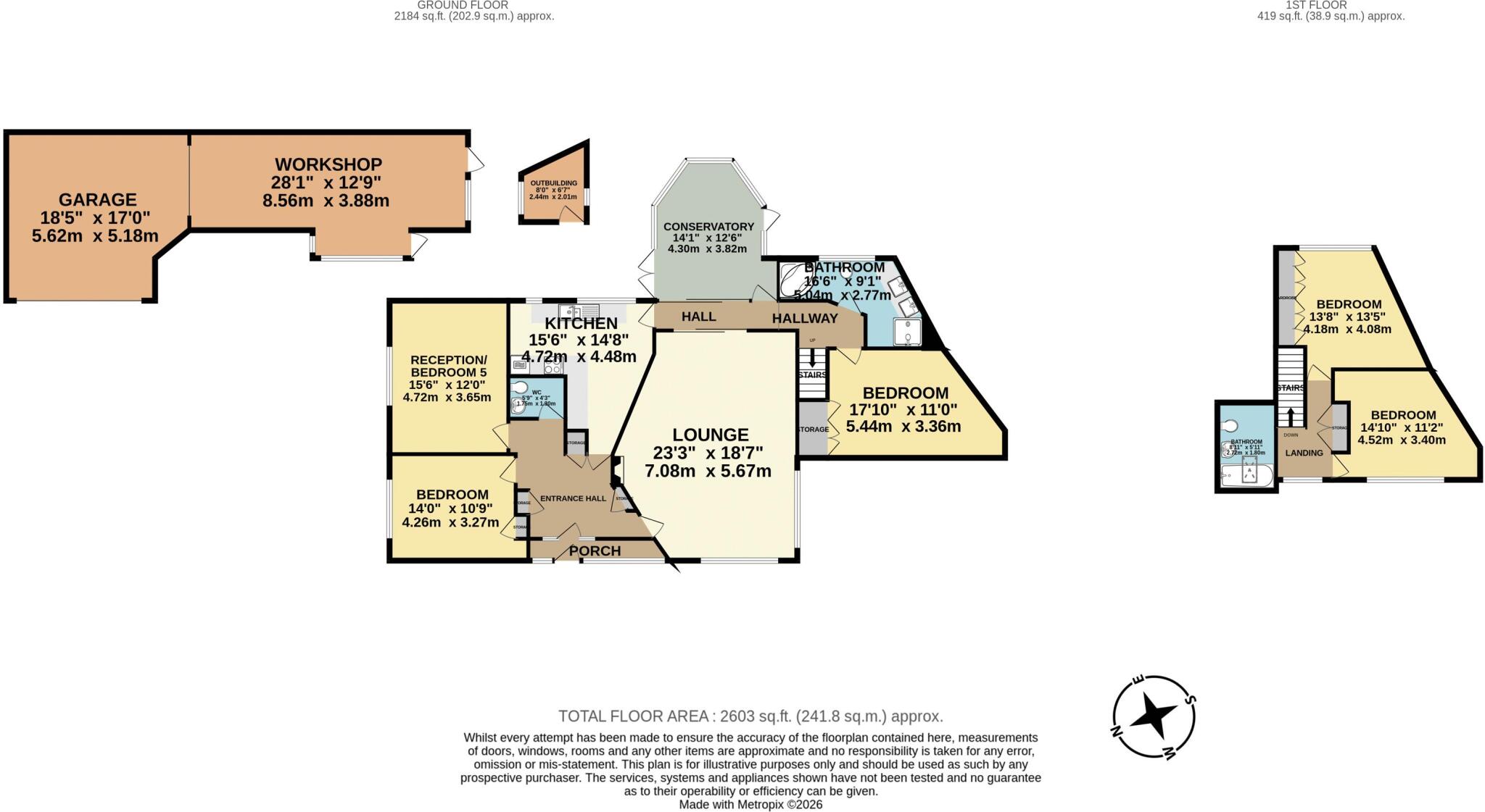 Barn End Drive, Wilmington floorplan