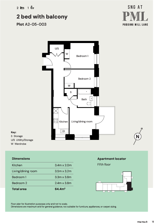 Millwright Apartments, Marshgate Lane, London floorplan