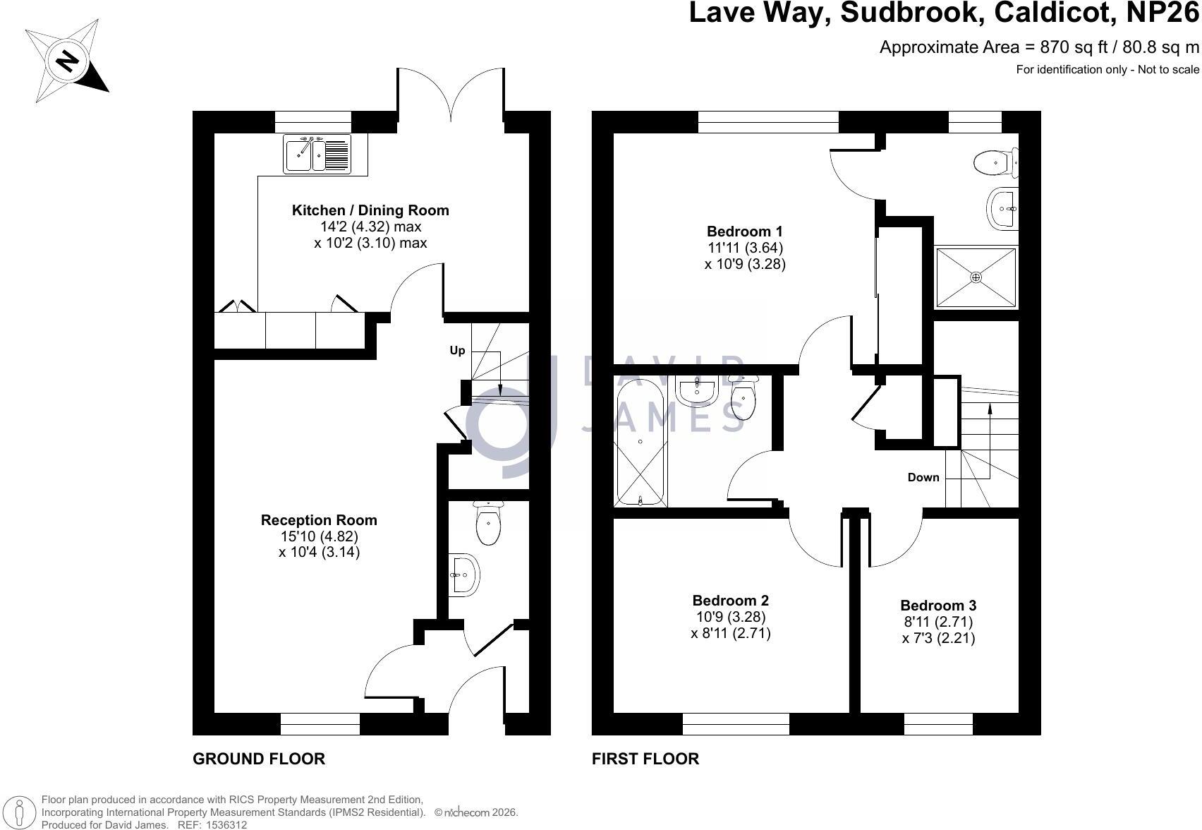 Lave Way, Sudbrook, Caldicot, Monmouthshire, NP26 floorplan