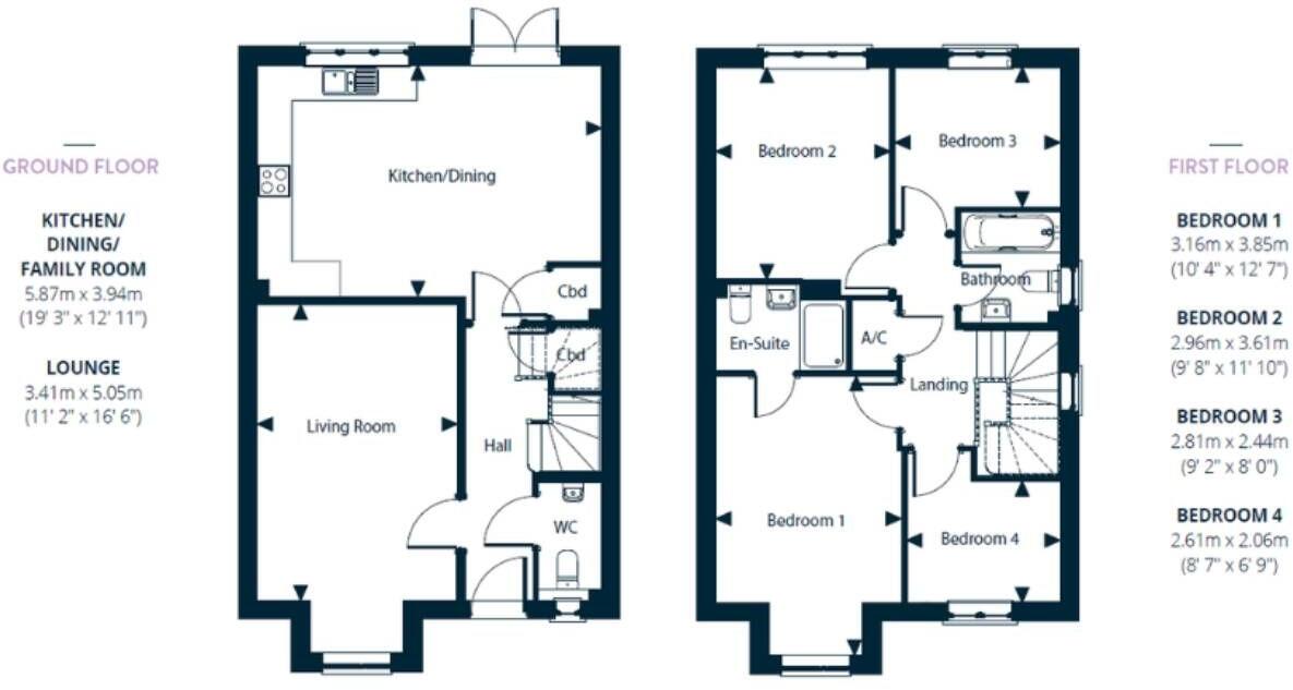 Equinox III, Exeter EX1 floorplan