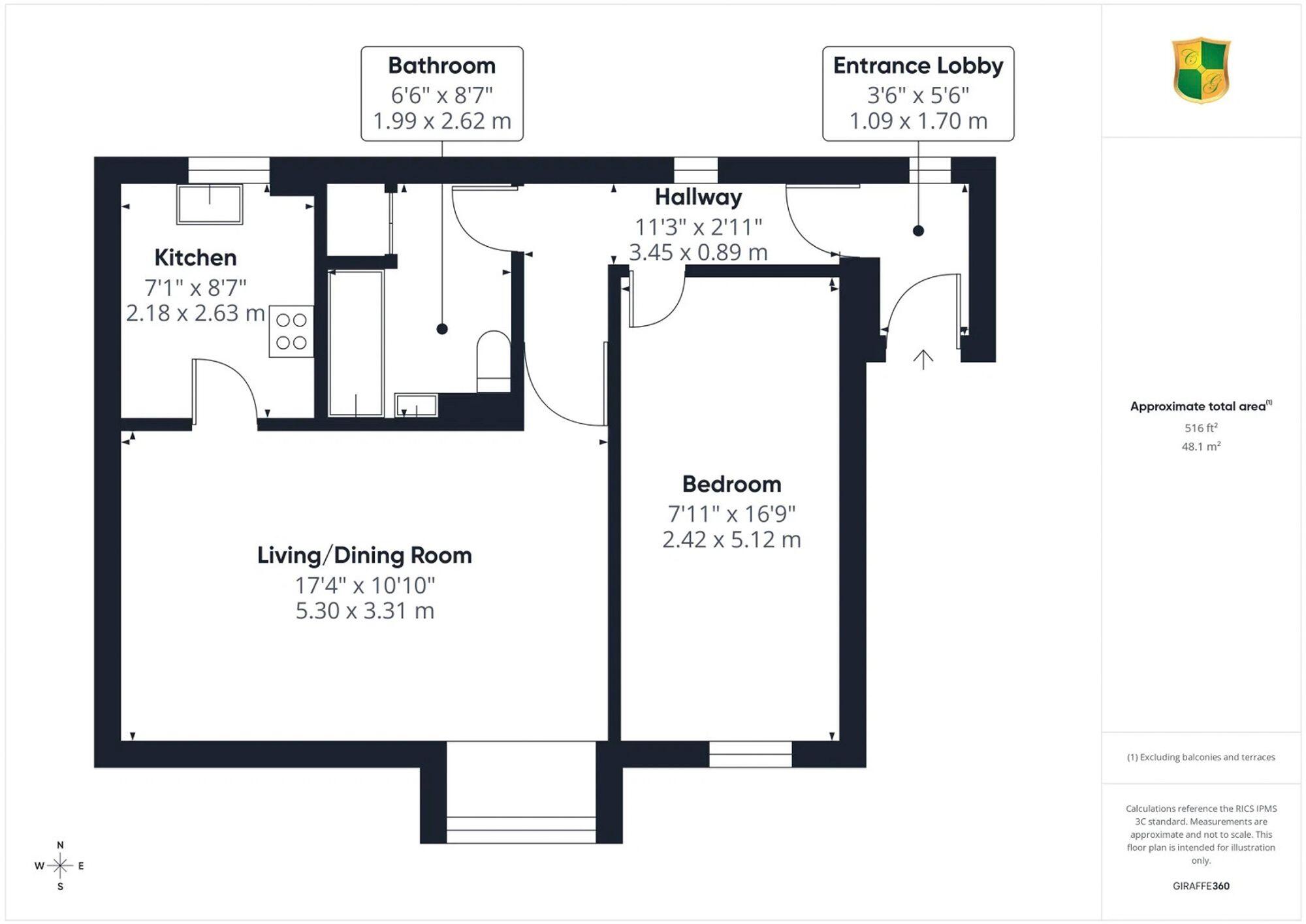 Fishers Court, Horsham, RH12 floorplan