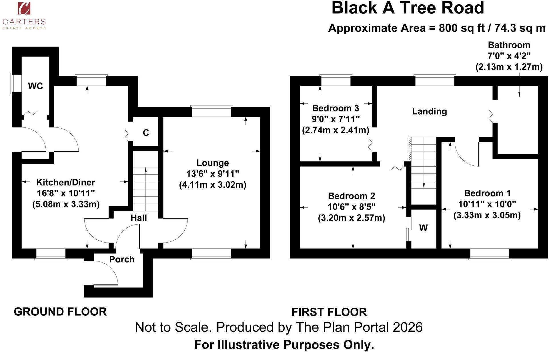 Black-A-Tree Road, Nuneaton, CV10 floorplan