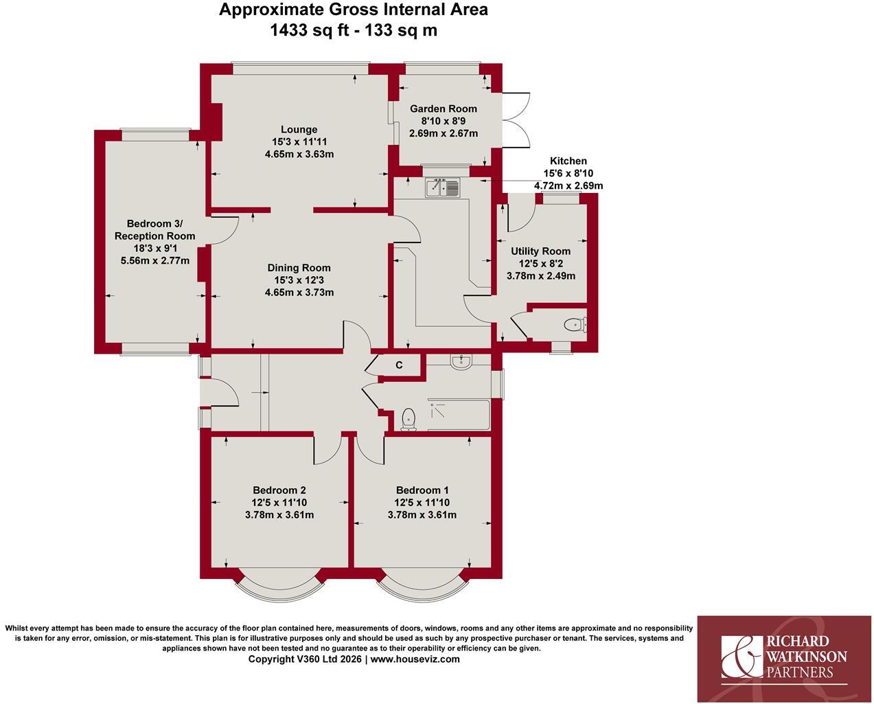 Morton Gardens, Radcliffe-On-Trent, Nottingham floorplan