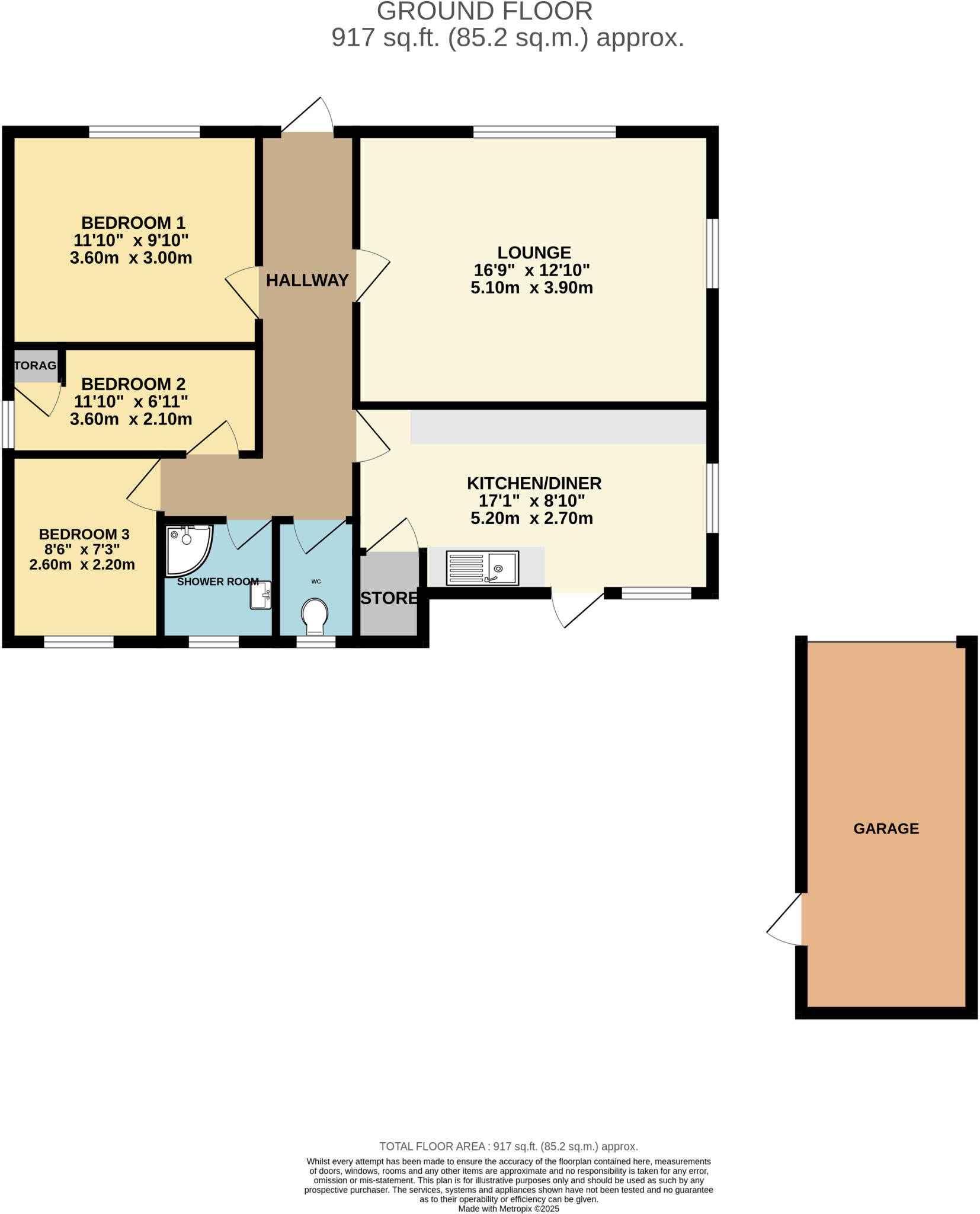 Bergholt Road, Manningtree, CO11 floorplan