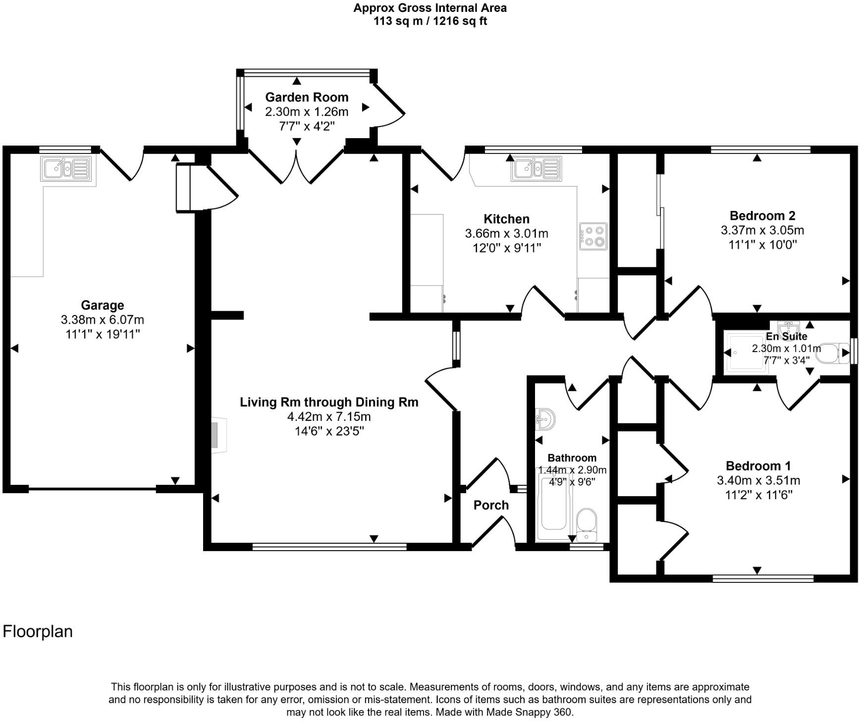 7 Torcy Drive, Girvan, Ayrshire, KA26 0EU floorplan