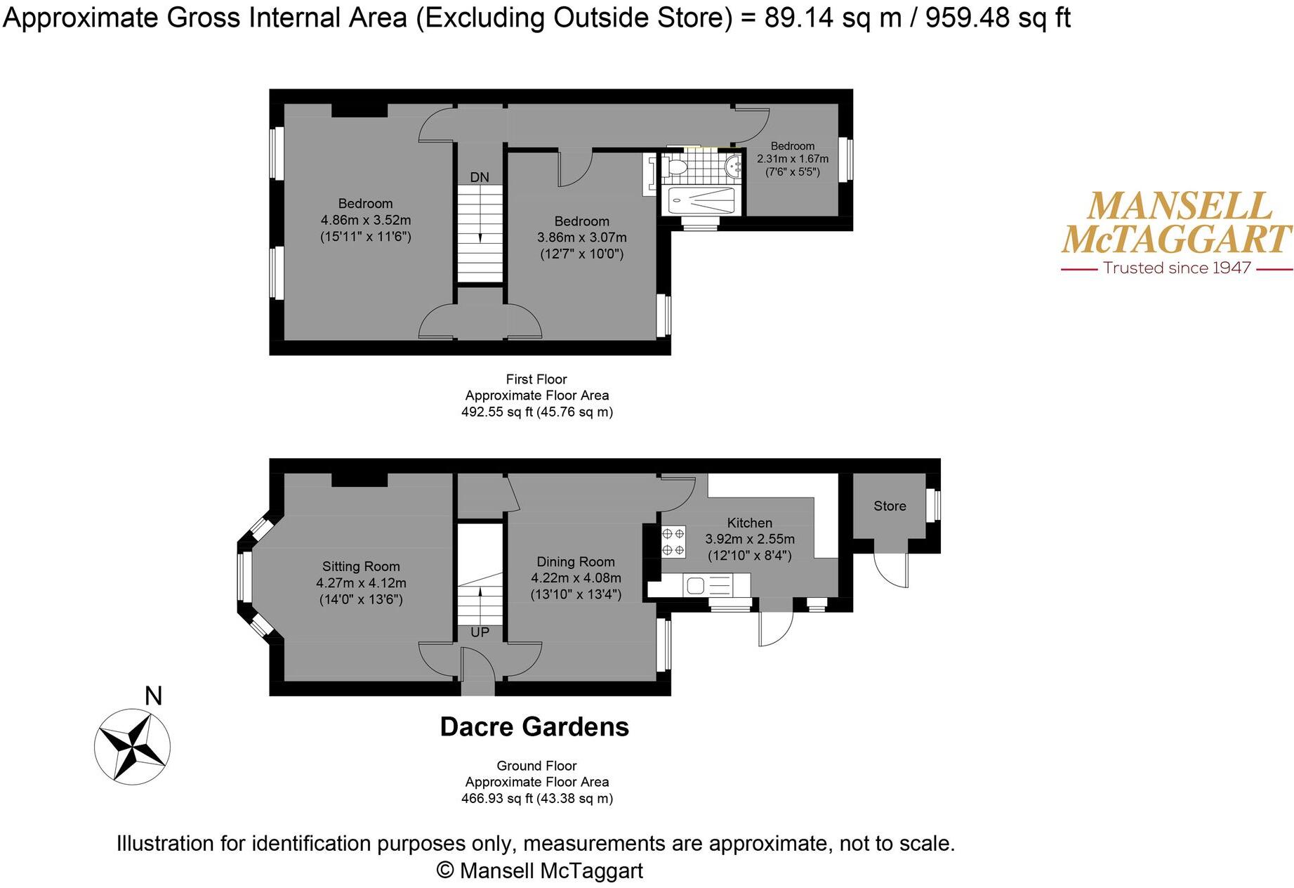 Dacre Gardens, Upper Beeding, BN44 floorplan
