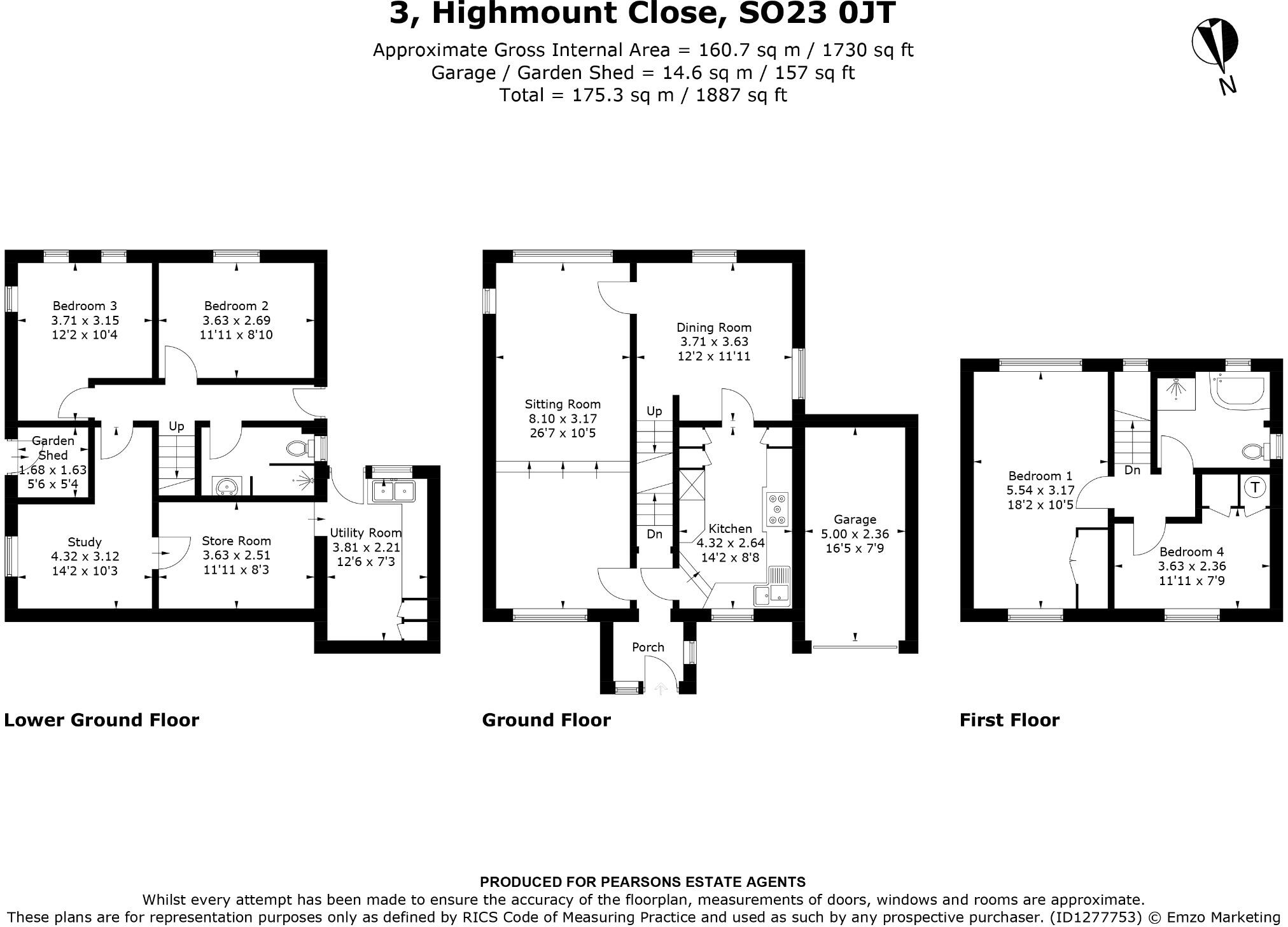 St. Giles Hill, Winchester floorplan