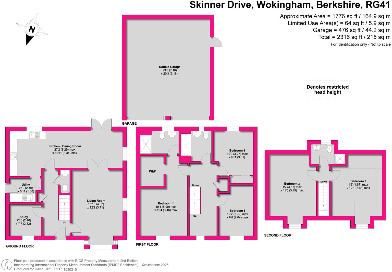 Skinner Drive, Wokingham, Berkshire, RG41 floorplan