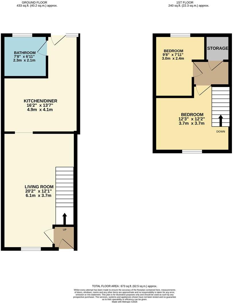 Stream Street, Mountain Ash floorplan