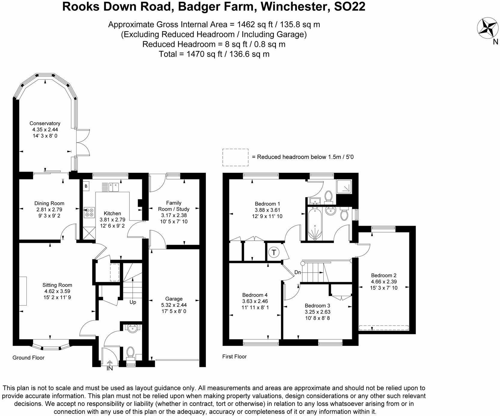 Rooks Down Road, Winchester, SO22 floorplan