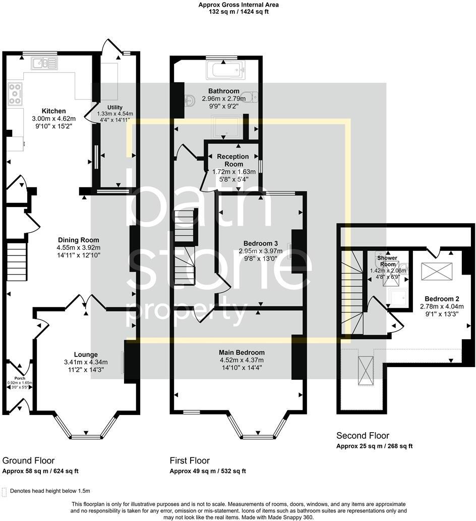 Kipling Avenue, Bath floorplan