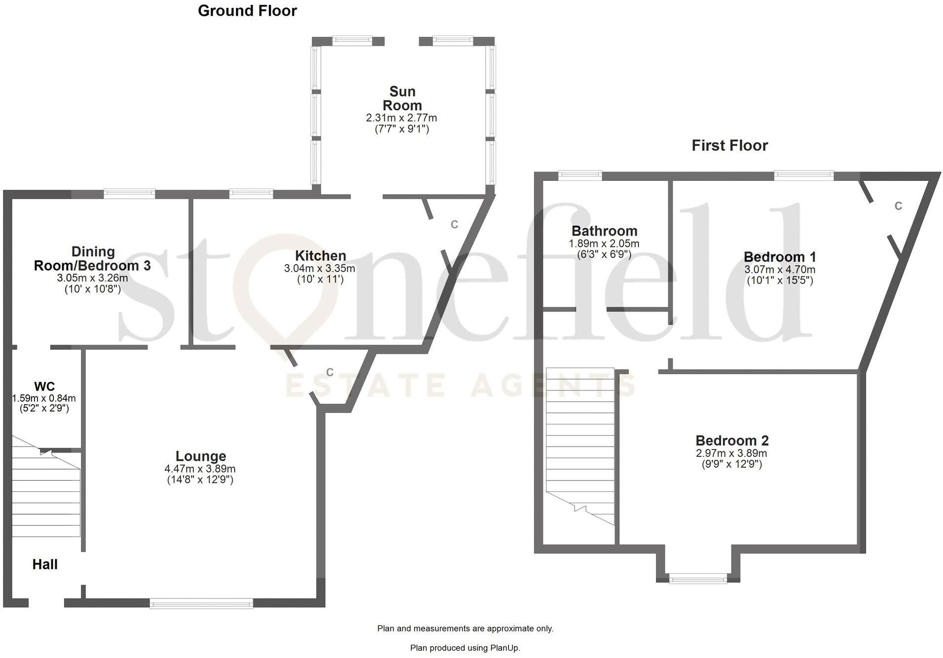 12, Central Avenue, Troon, KA10 floorplan
