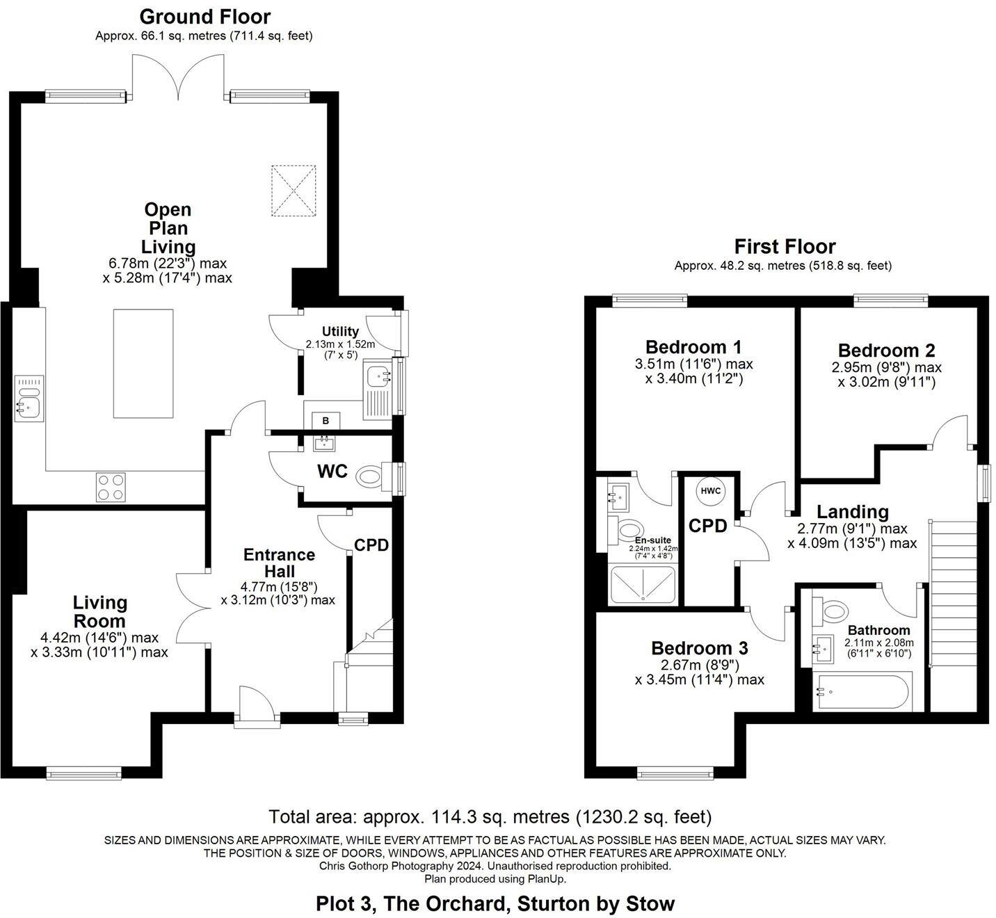6, The Orchard, Sturton by Stow, Lincoln, Lincolnshire, LN1 floorplan