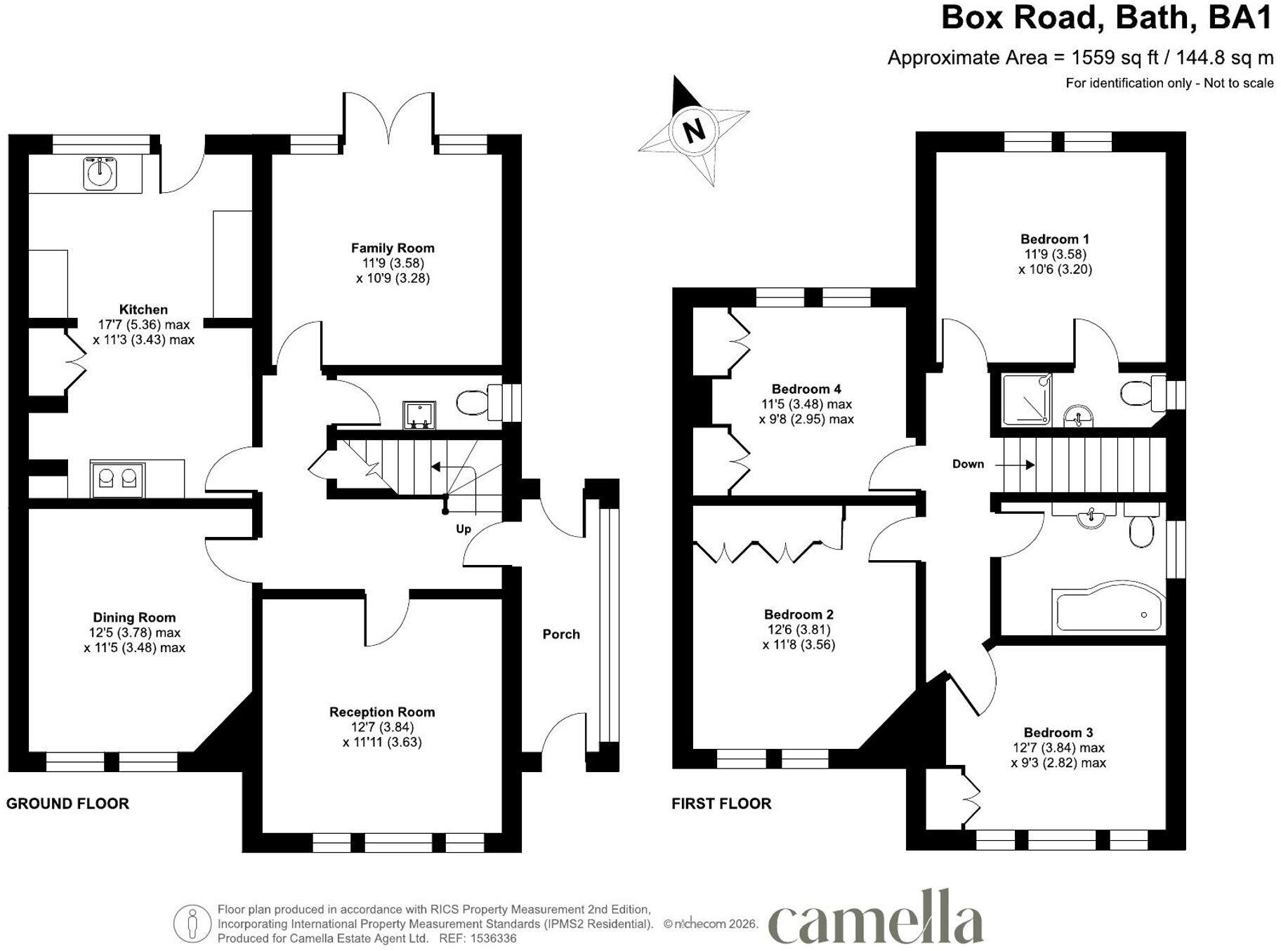 Box Road, Bath, BA1 floorplan