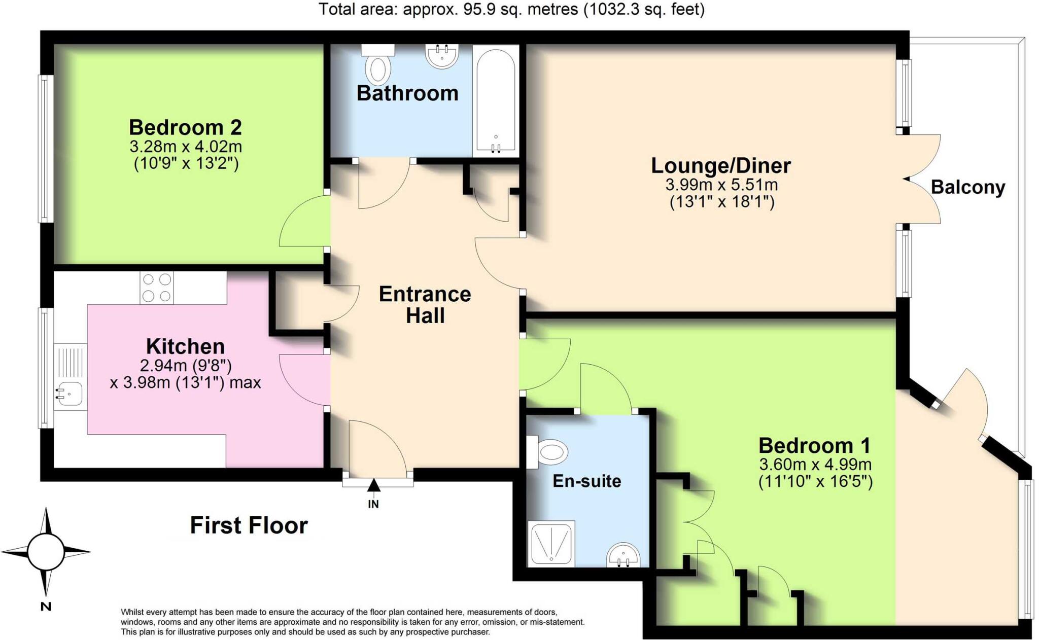 Downsview Manor, 4 Cissbury Road, Worthing, West Sussex, BN14 floorplan