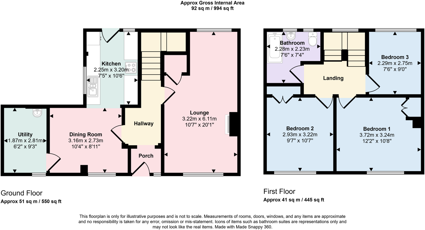 Windsor Road, Workington, CA14 5BJ floorplan