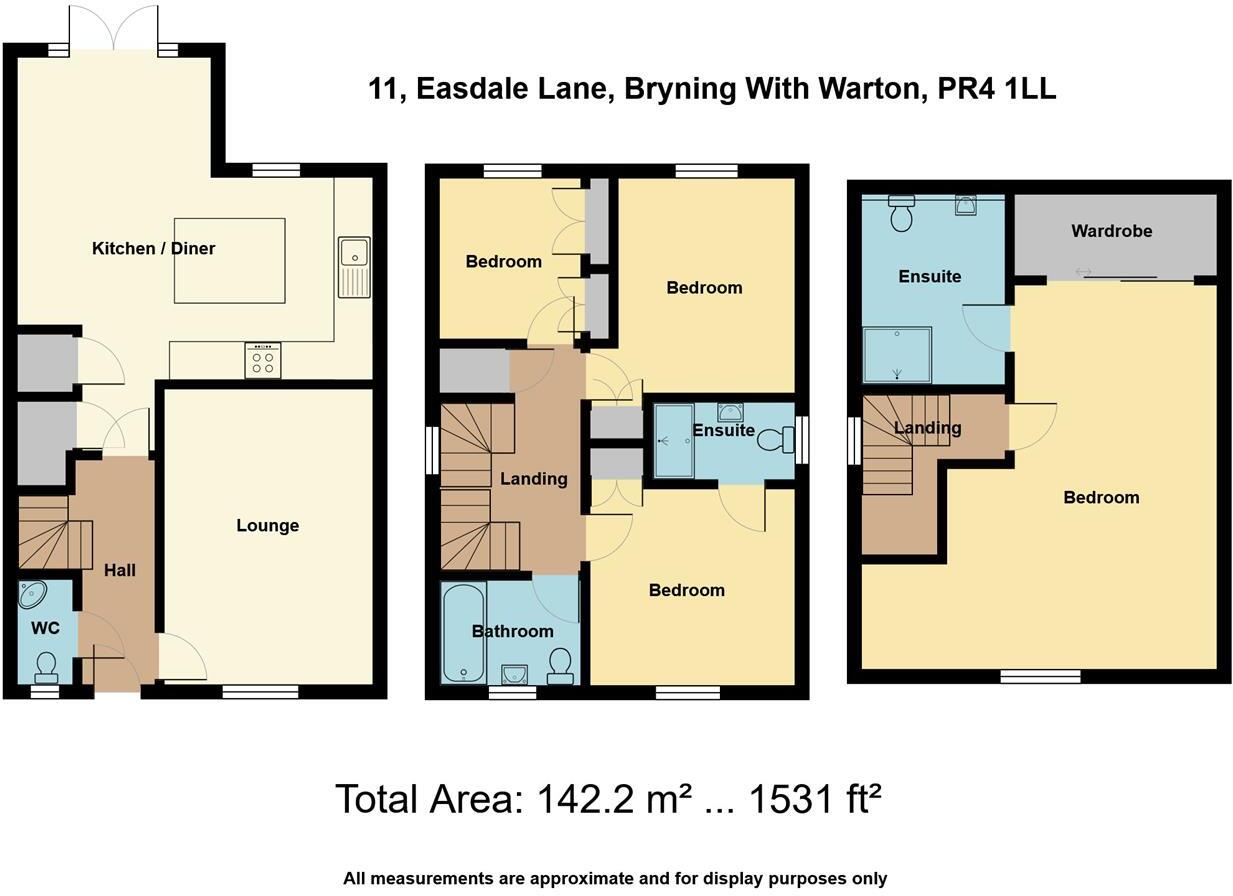 Easedale Lane, Warton floorplan