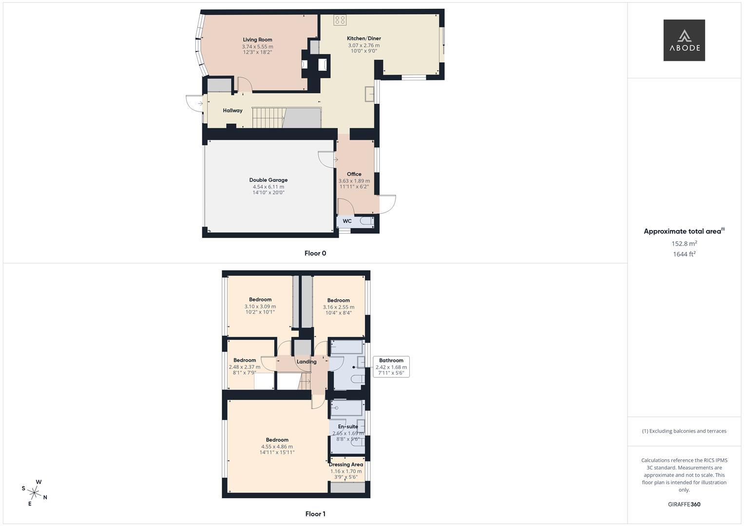Park Crescent, Doveridge, Derbyshire floorplan