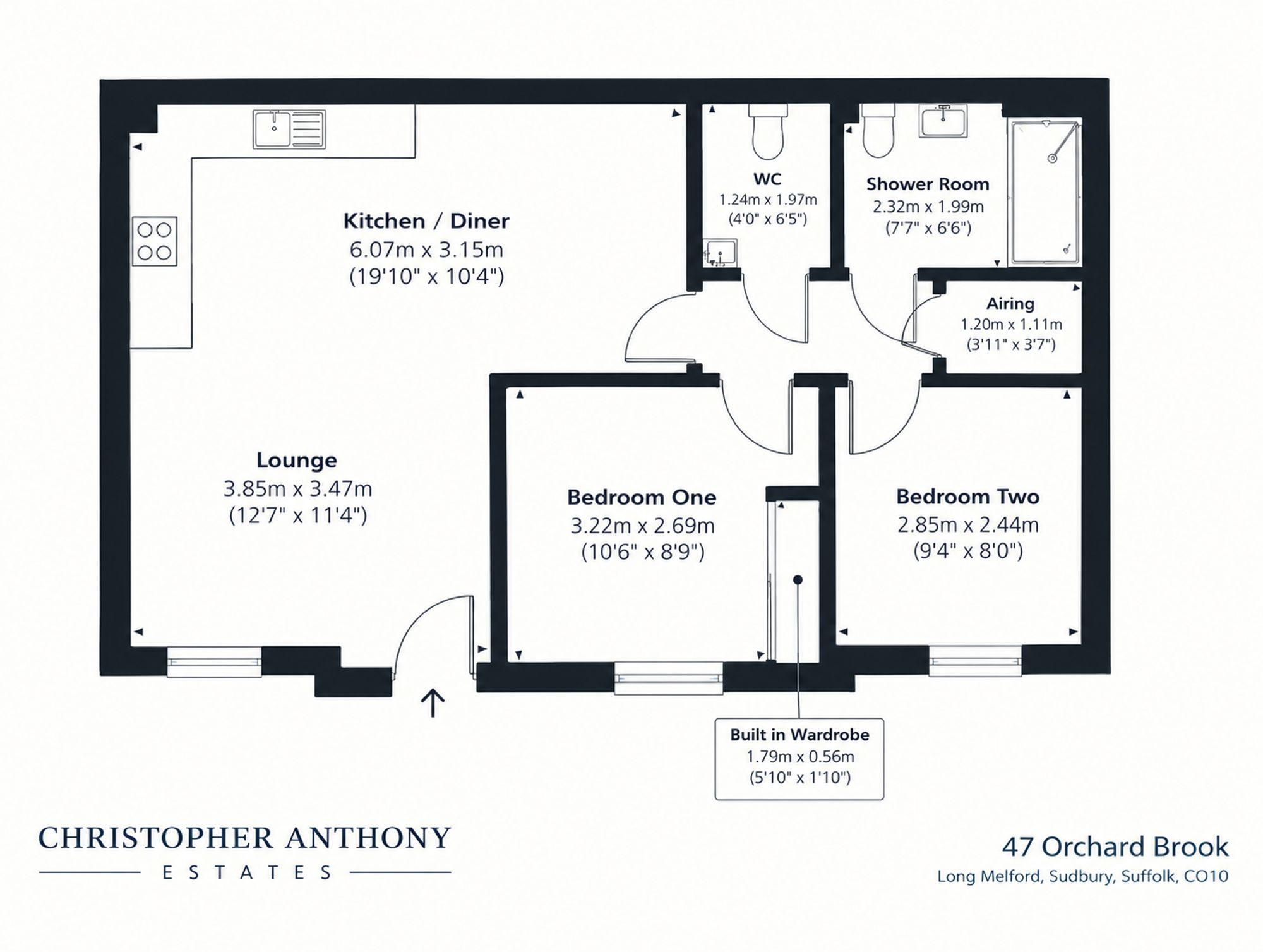 Orchard Brook, Long Melford, CO10 floorplan