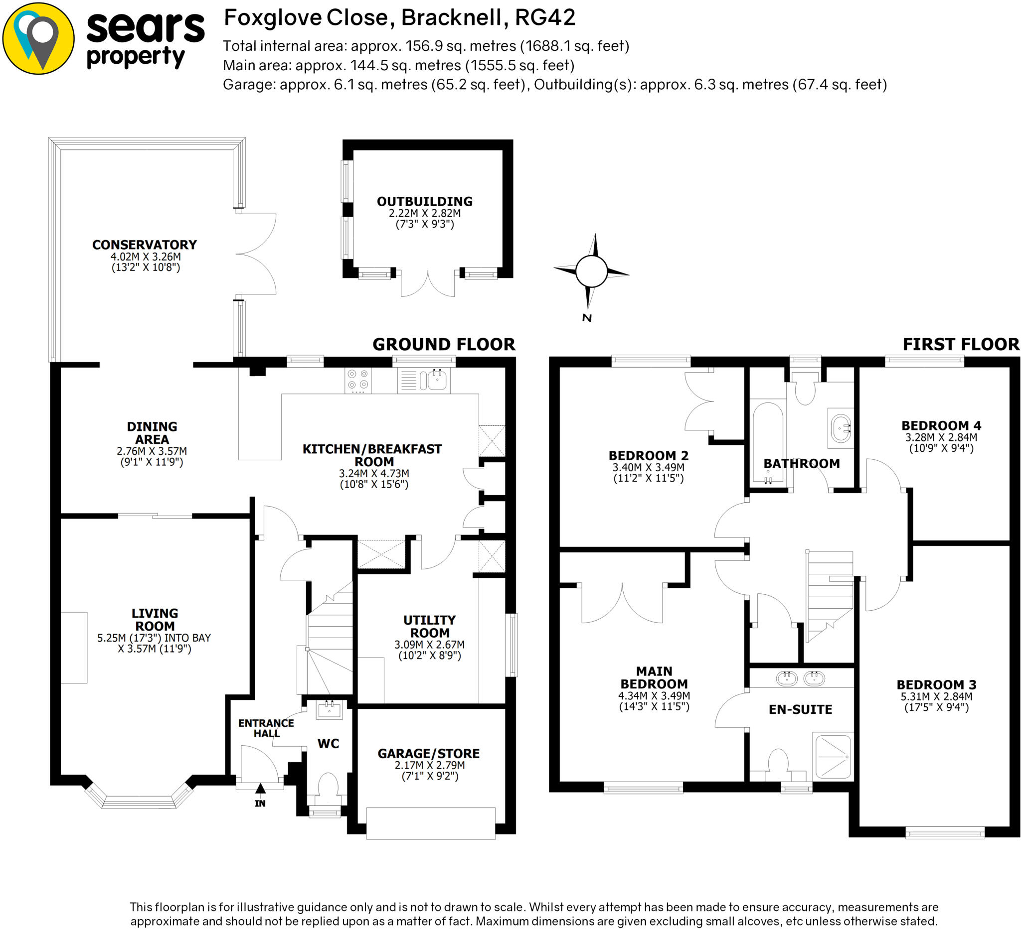 Foxglove Close, Winkfield Row, RG42 floorplan