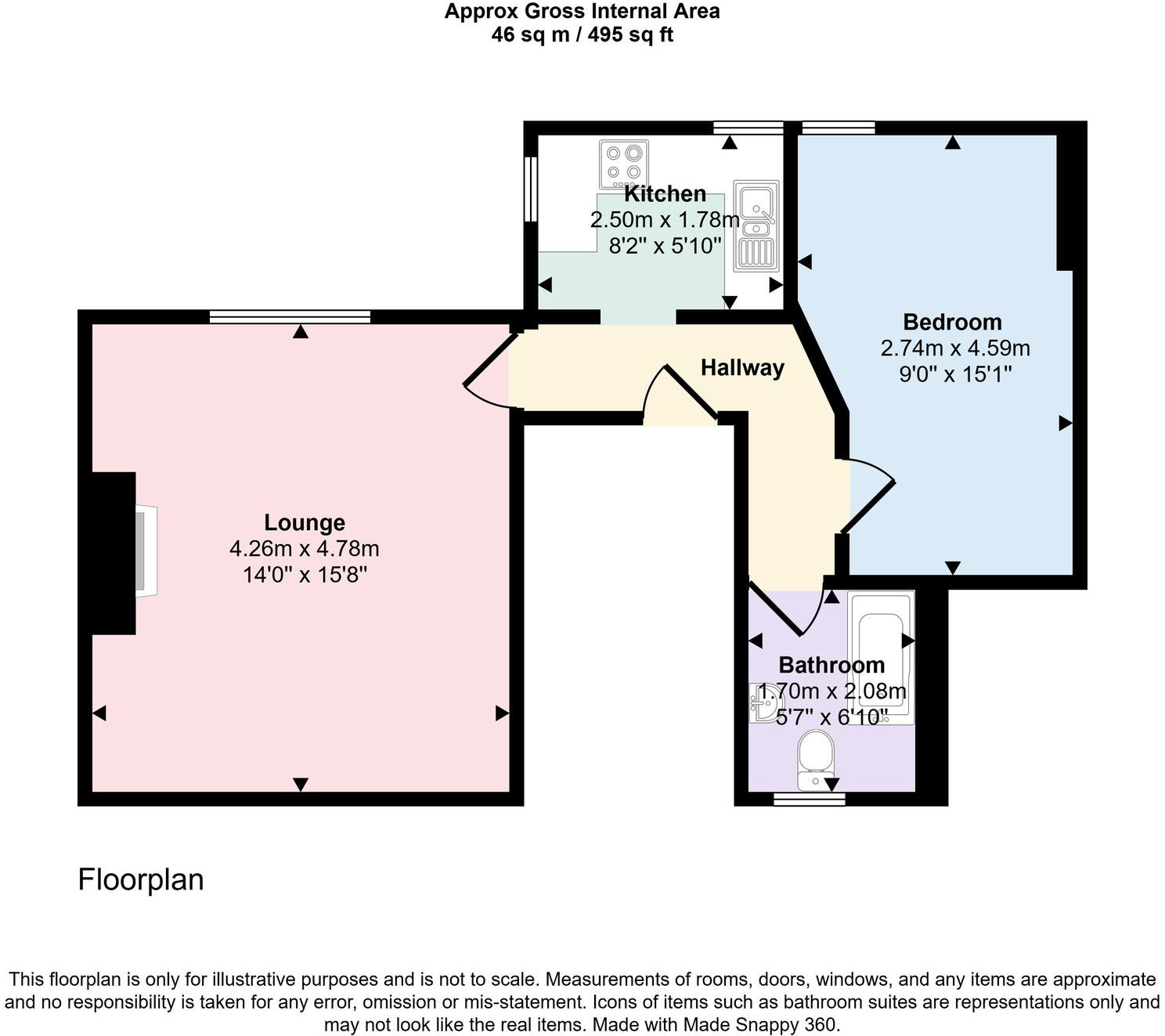 Amisfield Road, Halifax, HX3 floorplan
