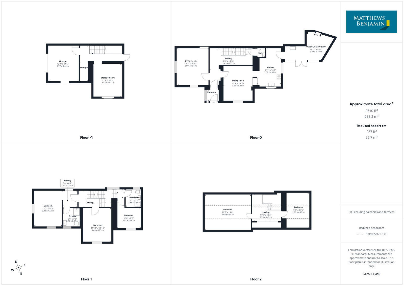 11 High Gale Ambleside LA22 0BG floorplan