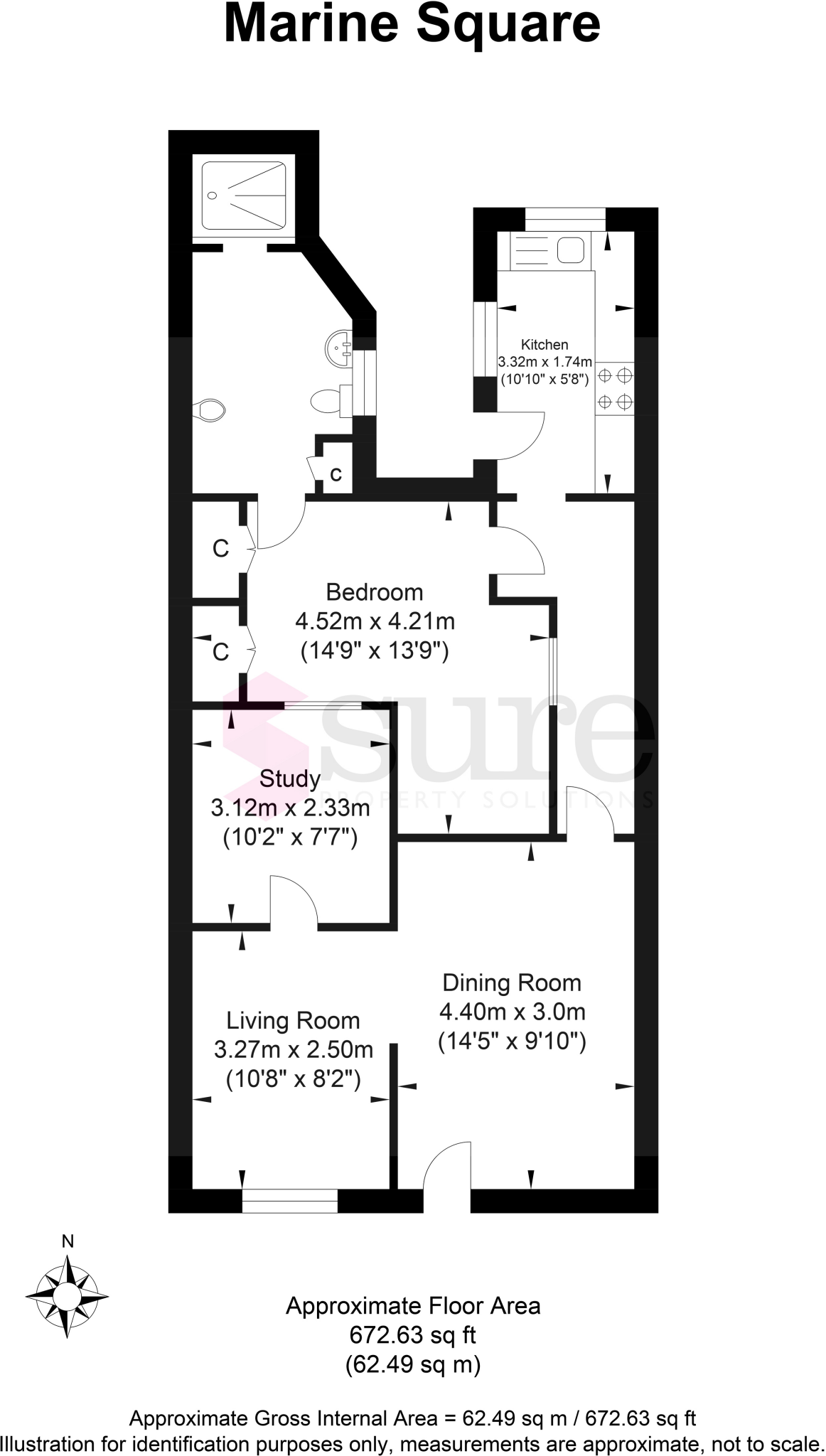Marine Square, Brighton floorplan